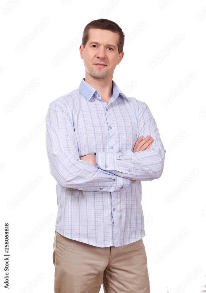 The man in a shirt The man in a shirt
