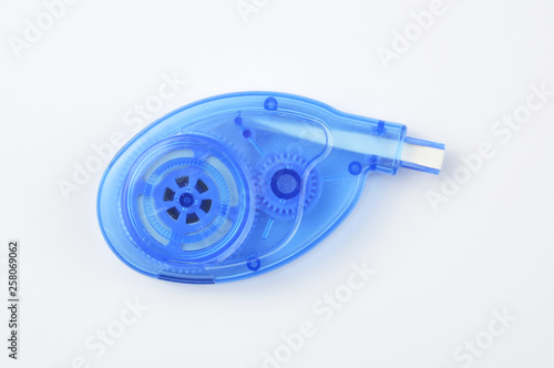 Correction tape on white