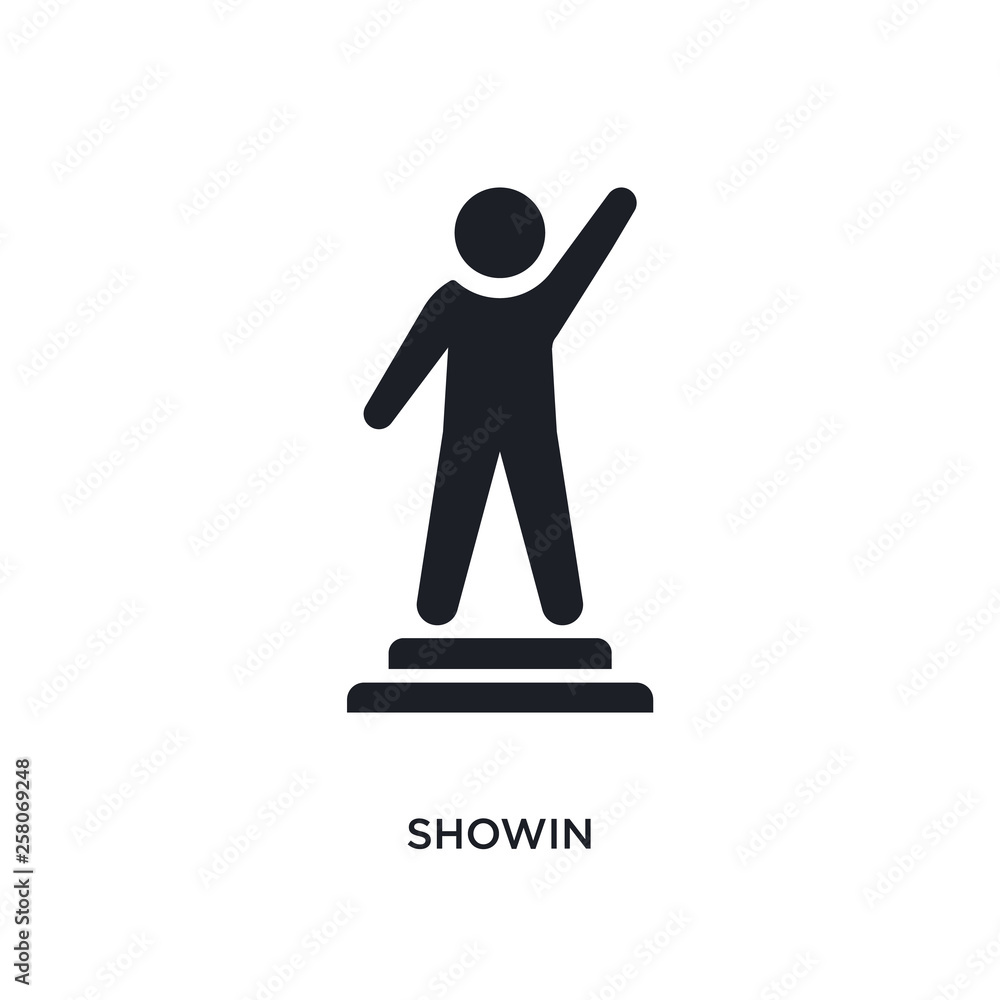 showin isolated icon. simple element illustration from humans concept icons. showin editable logo sign symbol design on white background. can be use for web and mobile
