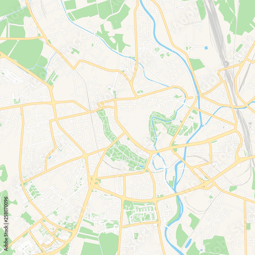  Olomouc, Czechia printable map