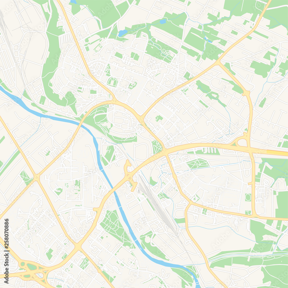  Frydek-Mistek, Czechia printable map