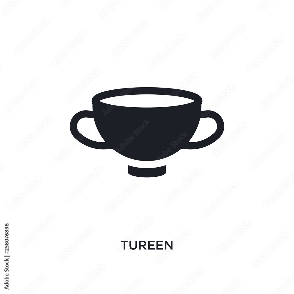 tureen isolated icon. simple element illustration from kitchen concept icons. tureen editable logo sign symbol design on white background. can be use for web and mobile tureen isolated icon. simple element illustration from kitchen concept icons. tureen editable logo sign symbol design on white background. can be use for web and mobile