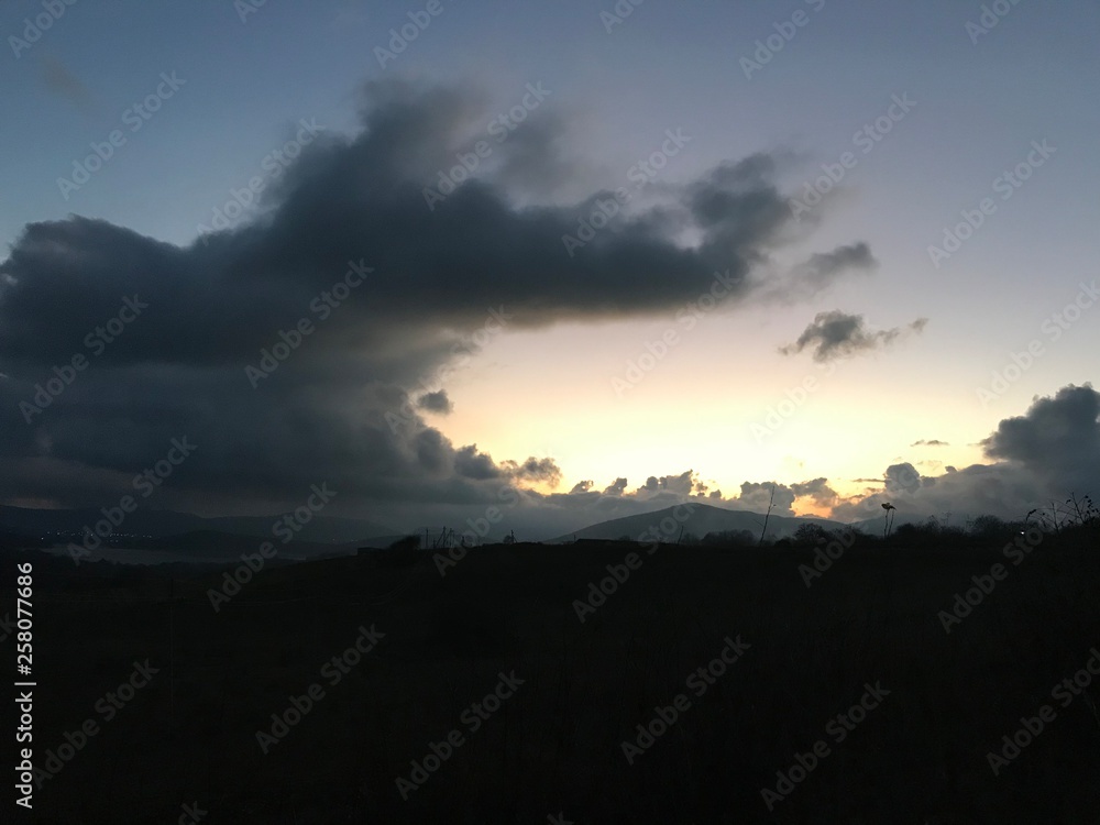 Obraz premium sunset in the sky