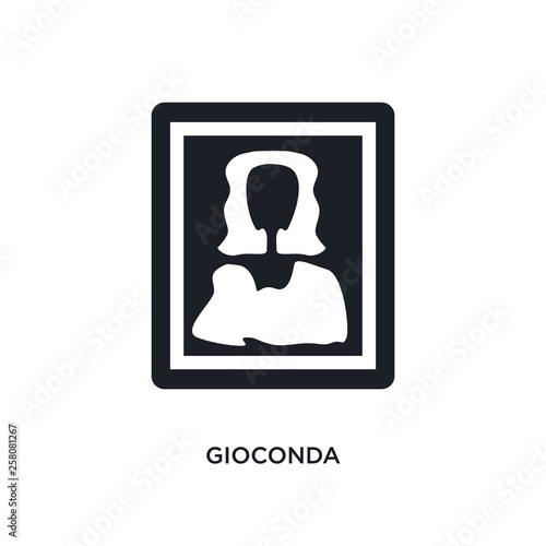 Cuadro en lienzo gioconda isolated icon