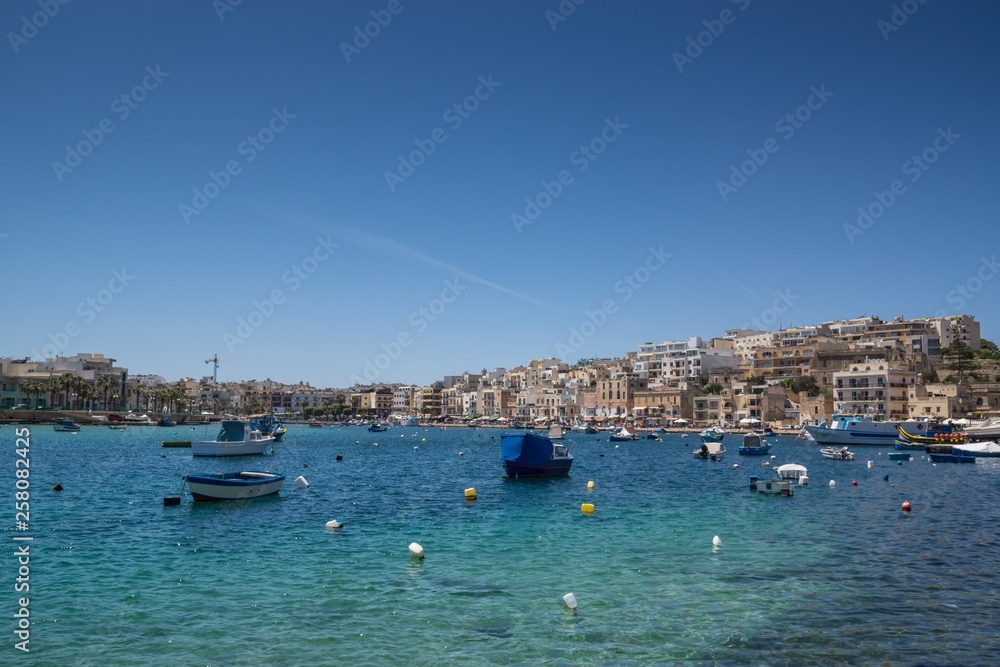 Harbor of Marsaskala Malta