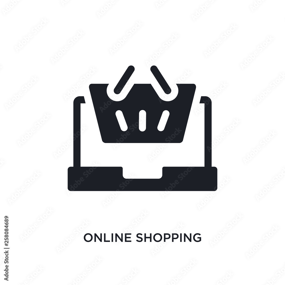 online shopping isolated icon. simple element illustration from payment concept icons. online shopping editable logo sign symbol design on white background. can be use for web and mobile online shopping isolated icon. simple element illustration from payment concept icons. online shopping editable logo sign symbol design on white background. can be use for web and mobile