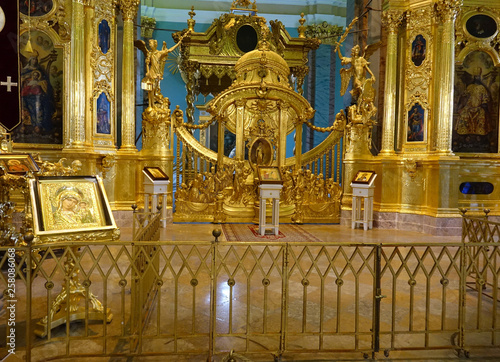 Russia  St Petersburg. Interior of the Peter and Paul Cathedral