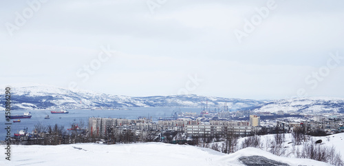 Russia; the harbour of Murmansk