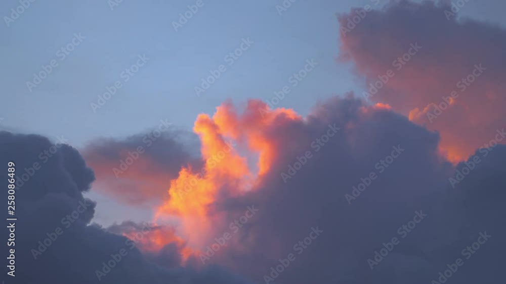 Time lapse video of awesome changing cloudscape at sunset in 4K Time lapse video of awesome changing cloudscape at sunset in 4K