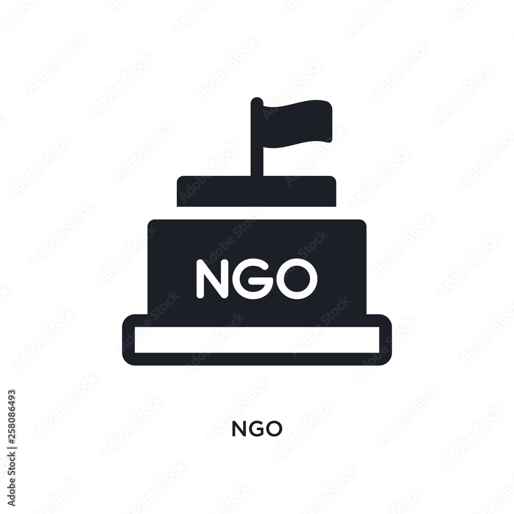 ngo isolated icon. simple element illustration from political concept icons. ngo editable logo sign symbol design on white background. can be use for web and mobile ngo isolated icon. simple element illustration from political concept icons. ngo editable logo sign symbol design on white background. can be use for web and mobile