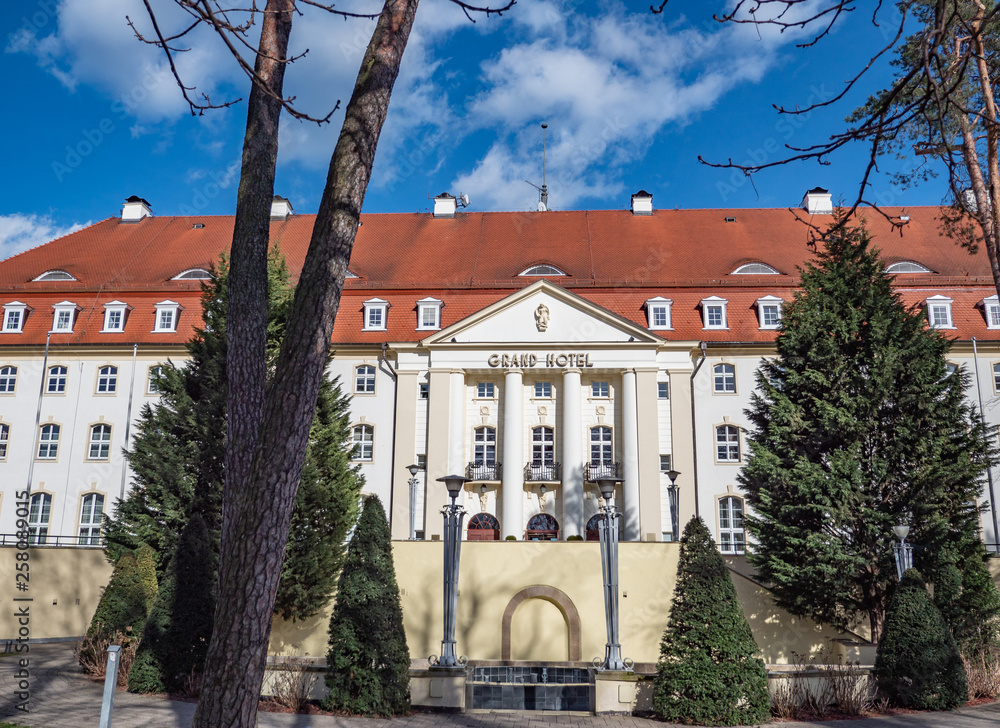 Famous building of Grand Hotel in Sopot