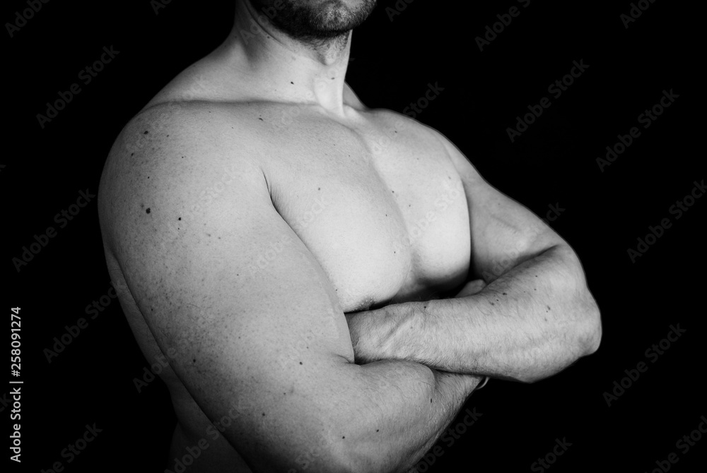 Obraz premium Sportowiec Siłownia