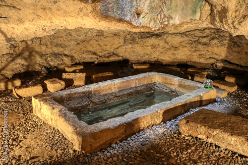 Crypt of the Redeemer (Cripta del Redentore), crypt of the Madonna della Grotta is an underground cave church located in the city of Taranto, Puglia, Italy 