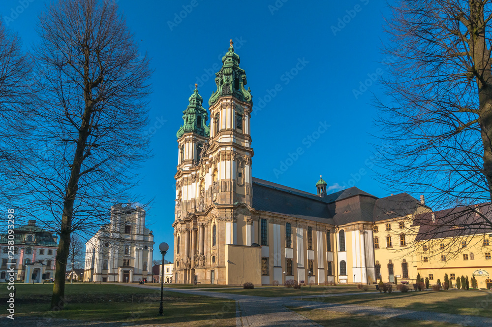 Former Cistercian abbey (monastery) in Krzeszow near Kamienna Gora, Poland