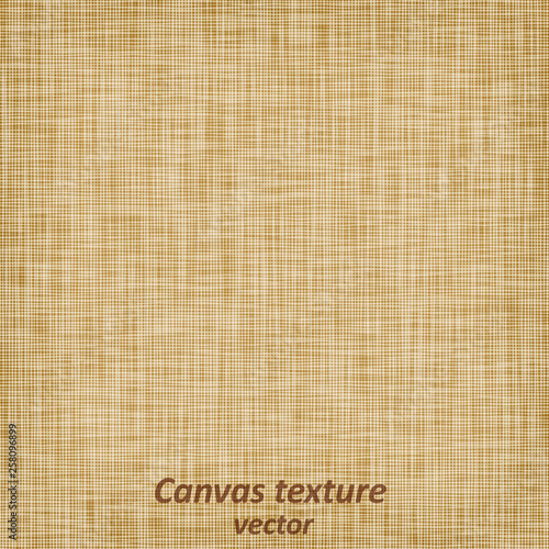 Burlap canvas  sack fabric canvas linen flax scrim cloth  textile material texture background, vector illustration