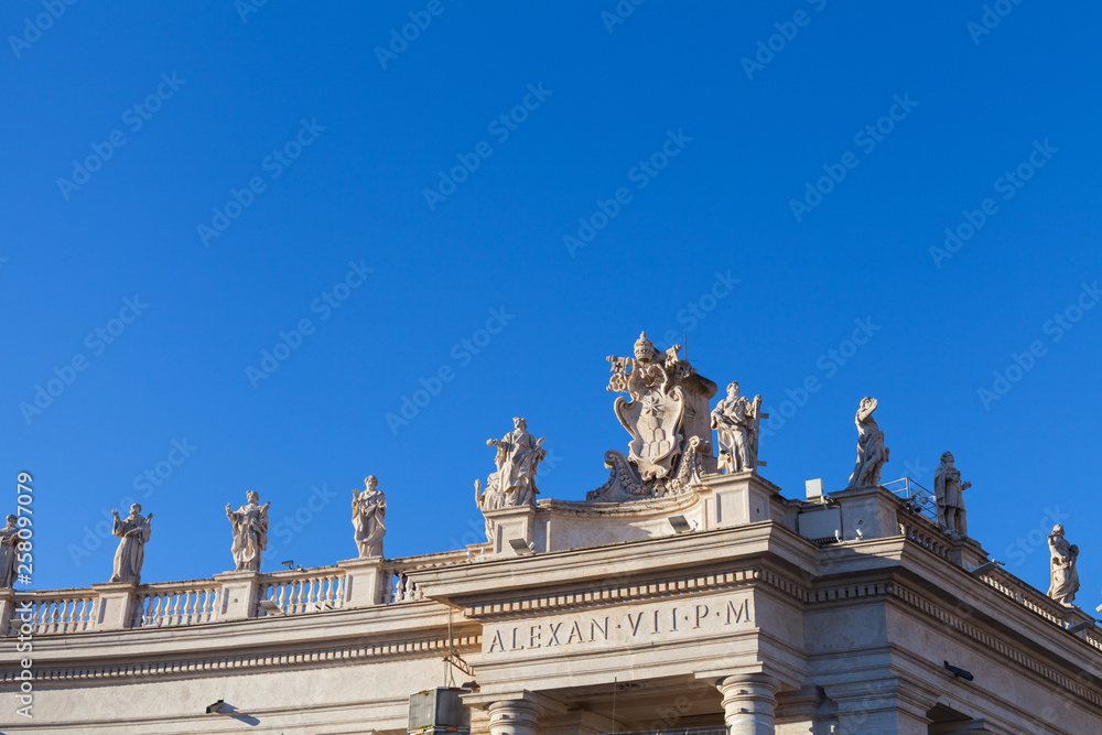 Vatican building facade