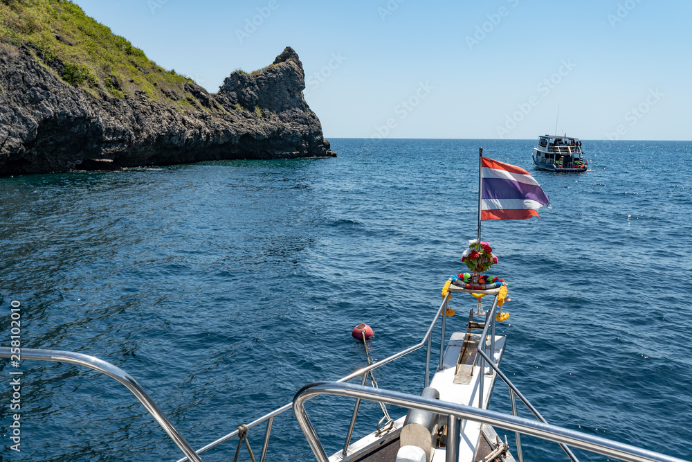 Obraz premium Ko Lanta Insel vom Boot aus