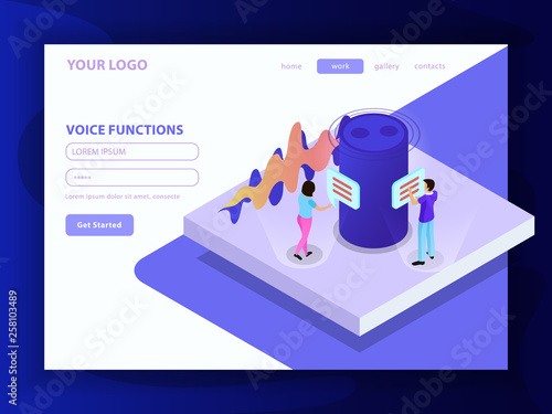Voice Functions Isometric Composition