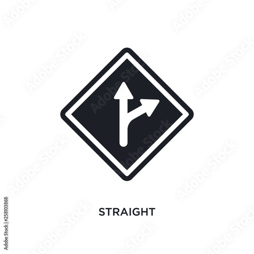 straight isolated icon. simple element illustration from traffic signs concept icons. straight editable logo sign symbol design on white background. can be use for web and mobile Free Download straight isolated icon. simple element illustration from traffic signs concept icons. straight editable logo sign symbol design on white background. can be use for web and mobile - GFXLoad