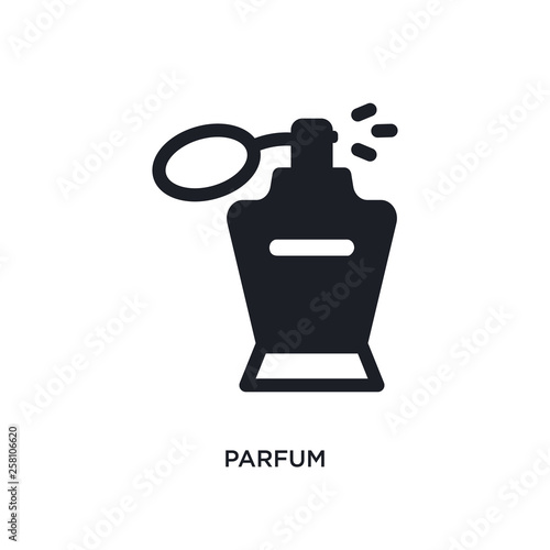 parfum isolated icon. simple element illustration from woman clothing concept icons. parfum editable logo sign symbol design on white background. can be use for web and mobile