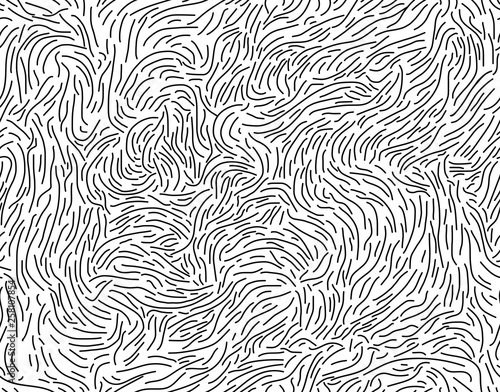 Seamless Pattern Doodle Sketch Line Drawing  Hand Drawn Pattern 