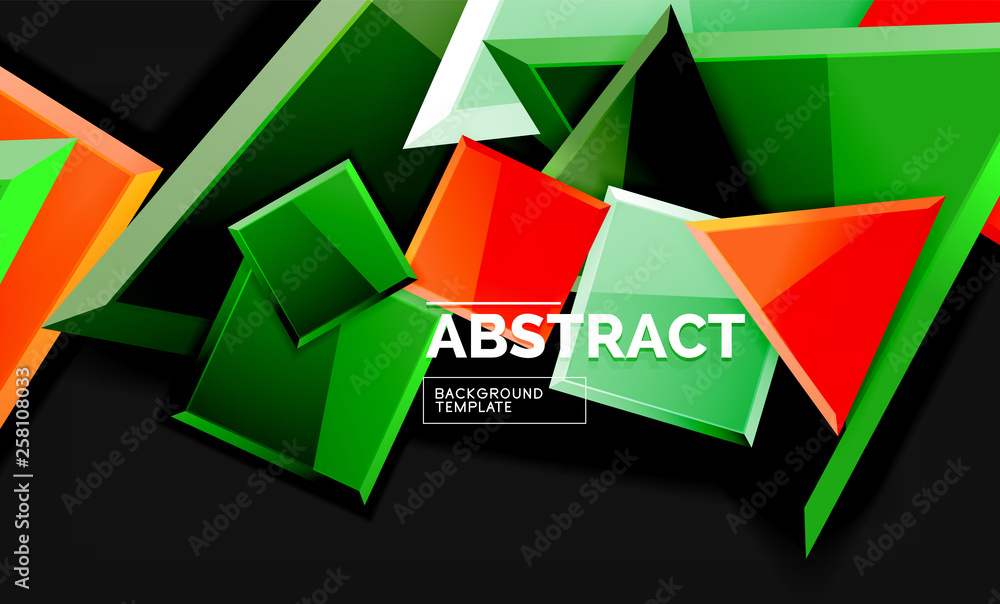 Shiny style geometric background Shiny style geometric background