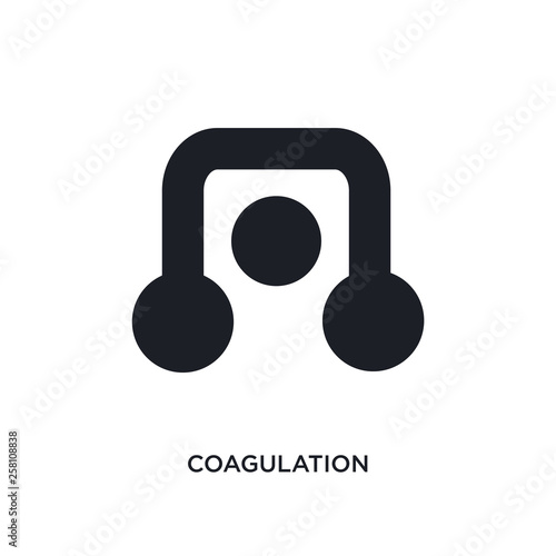 coagulation isolated icon. simple element illustration from zodiac concept icons. coagulation editable logo sign symbol design on white background. can be use for web and mobile