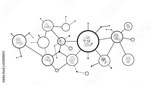 jeweler avatar sketch style icon. From Avatar Profertion set