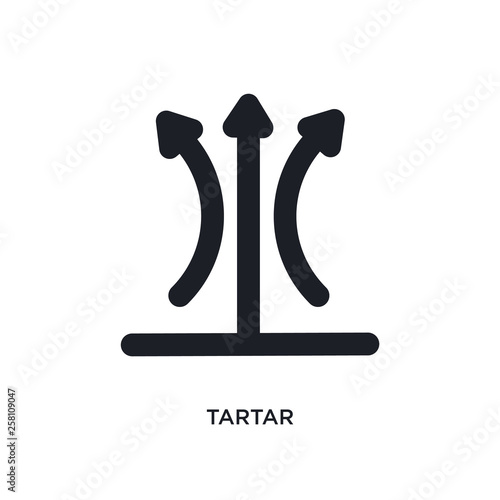 tartar isolated icon. simple element illustration from zodiac concept icons. tartar editable logo sign symbol design on white background. can be use for web and mobile