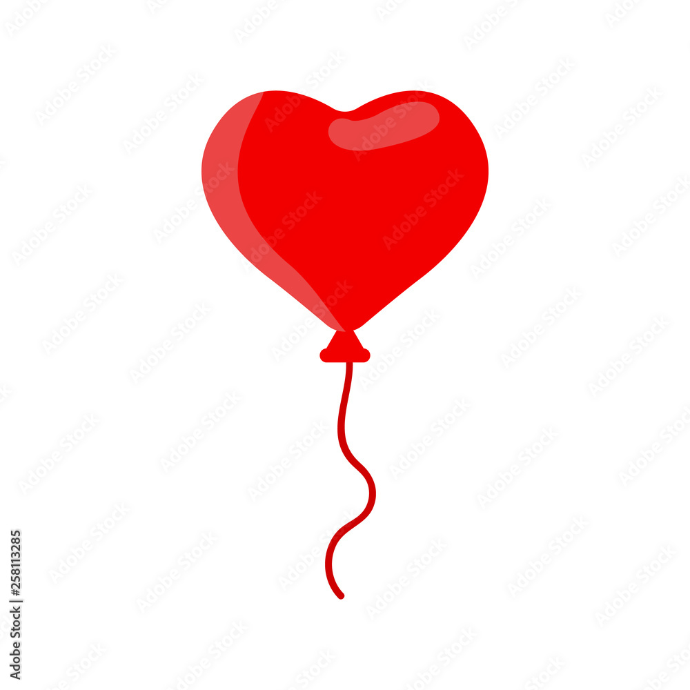 ballon heart, vector icon ballon heart, vector icon