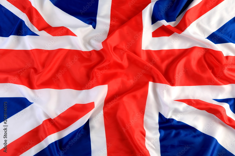 Close up of The Great Britan flag Close up of The Great Britan flag