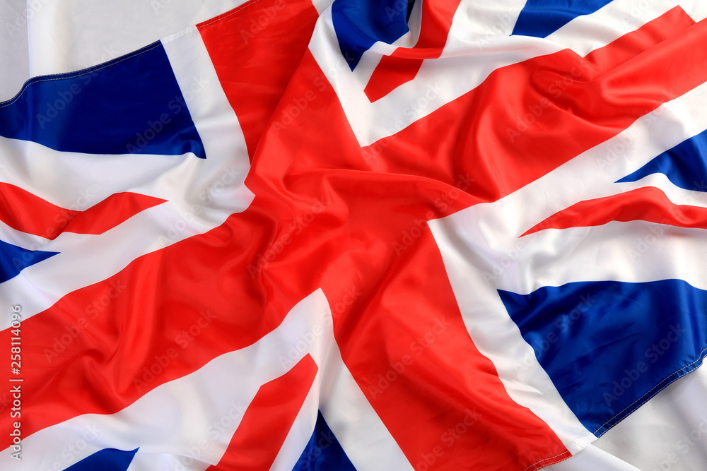 Close up of The Great Britan flag Close up of The Great Britan flag
