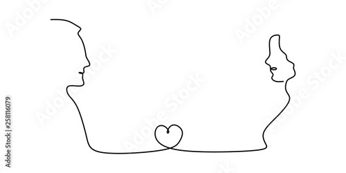 line drawings keep women and men loving each other.