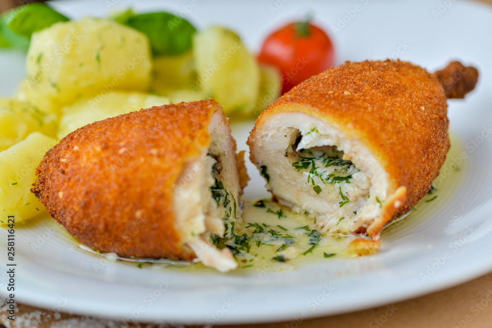 Cocklet chicken in Kiev cut Cocklet chicken in Kiev cut