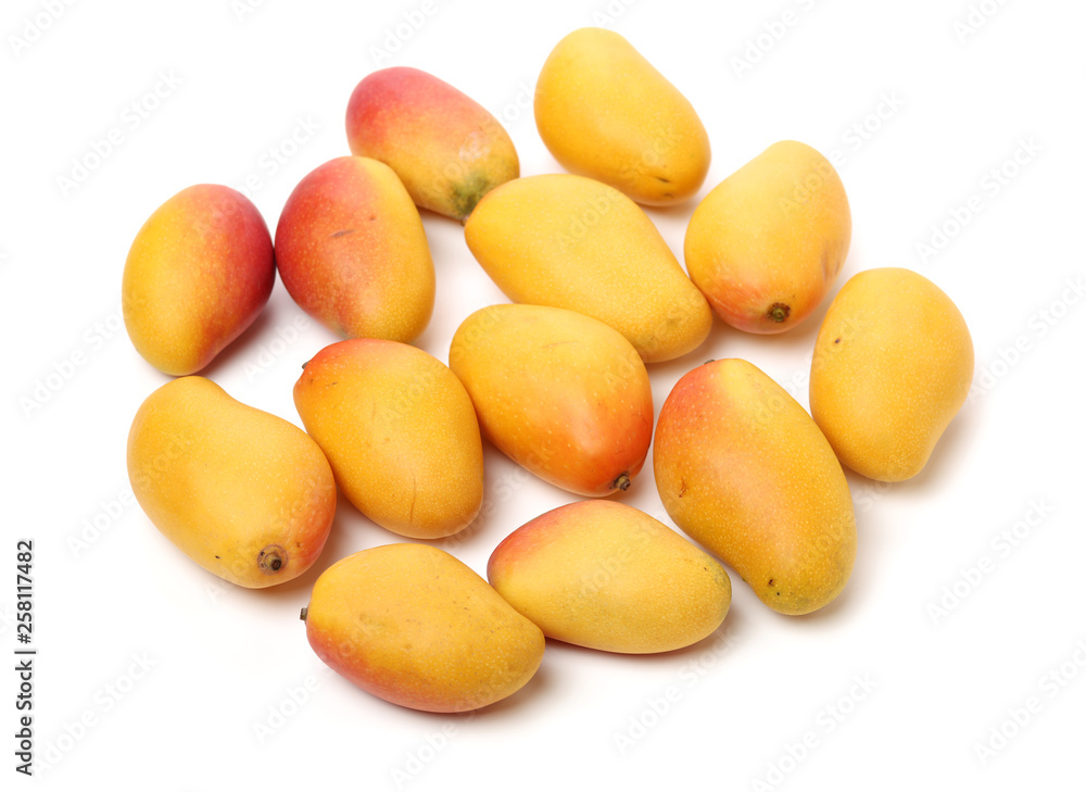 Mango on white background Mango on white background