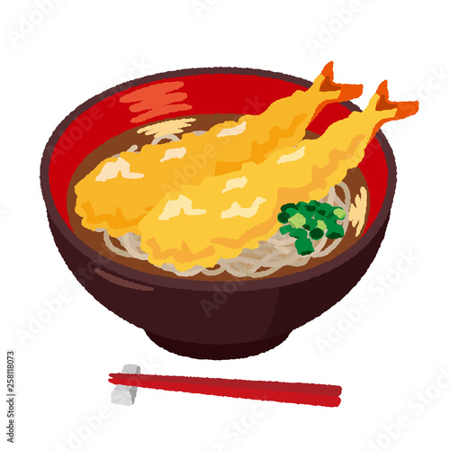 天ぷらそば