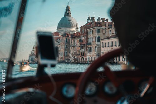 View from boat in venice