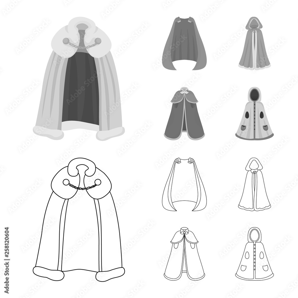 Vector design of material and clothing logo. Set of material and garment stock symbol for web. Vector design of material and clothing logo. Set of material and garment stock symbol for web.