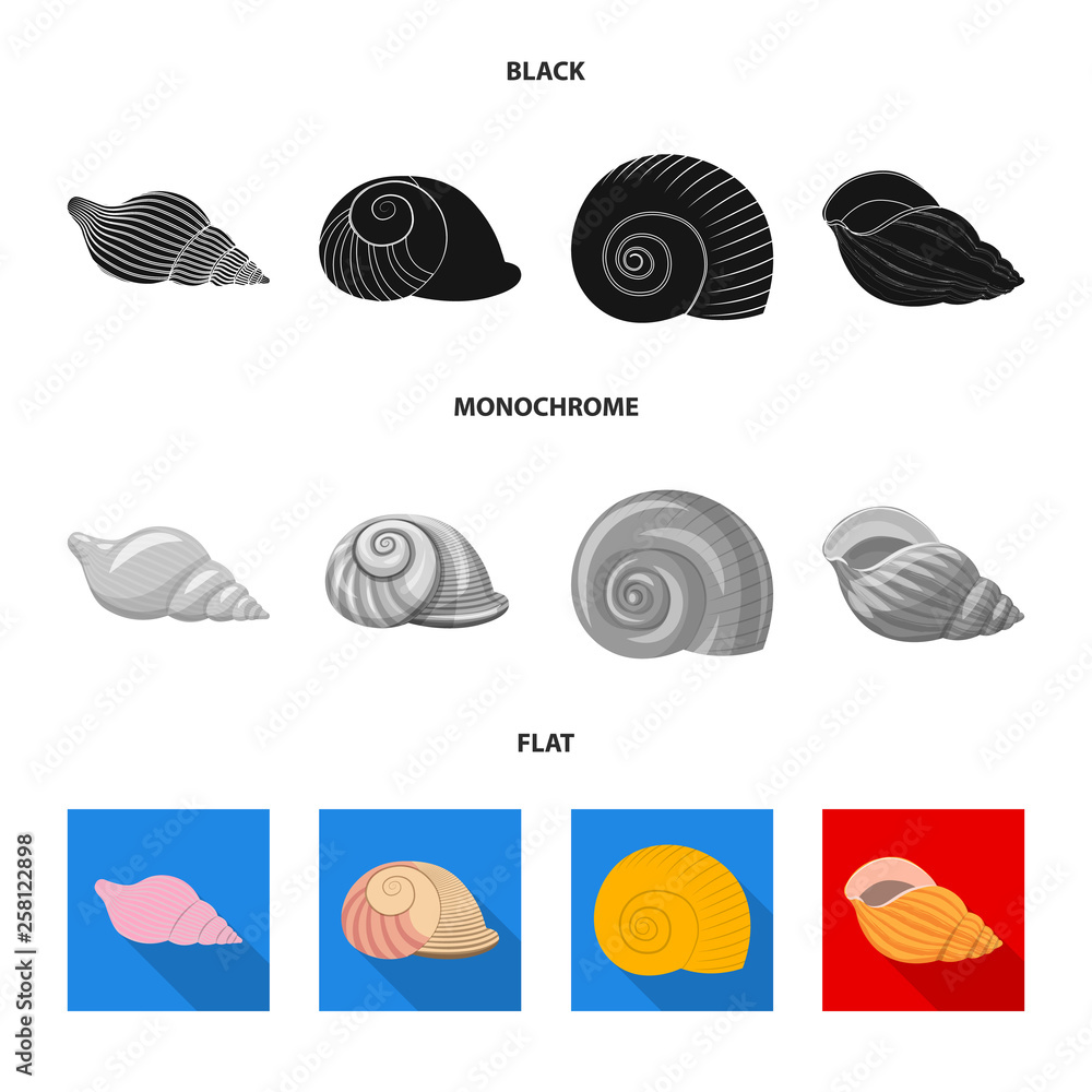 Vector illustration of animal and decoration logo. Collection of animal and ocean stock vector illustration. Vector illustration of animal and decoration logo. Collection of animal and ocean stock vector illustration.