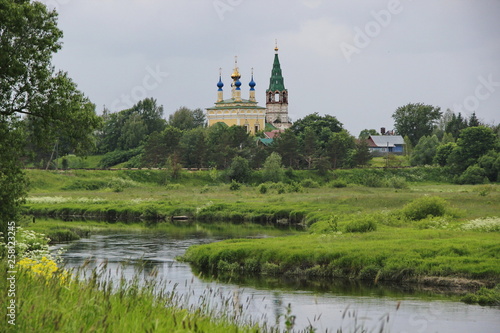 view of the old village temple © Lyudmila Shabanova