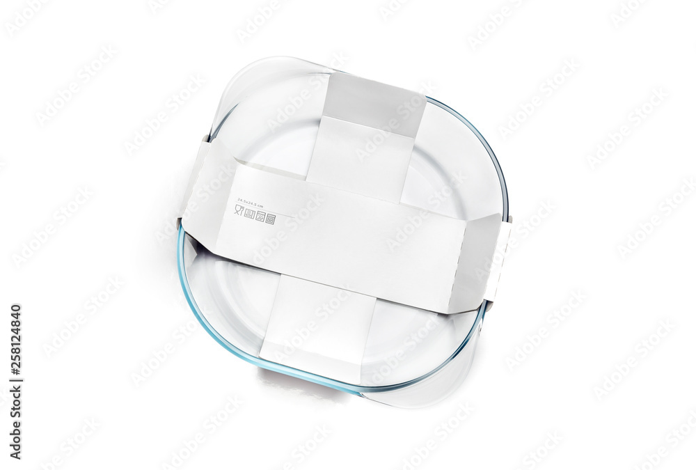 Fototapeta premium The dripping pan on white background