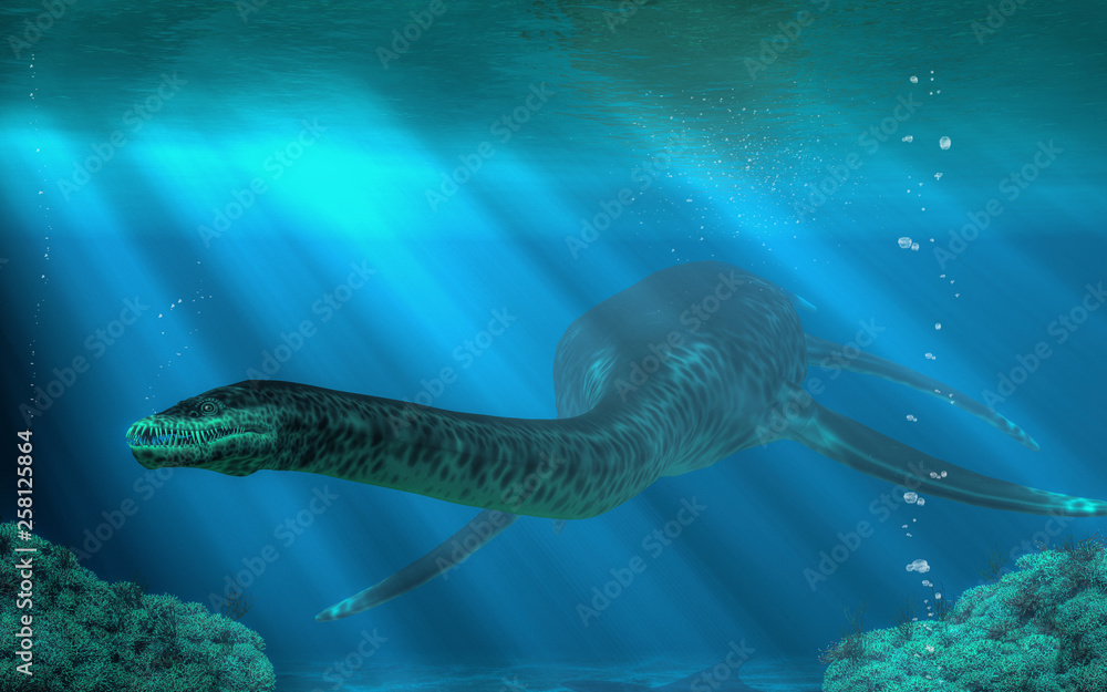 Φωτογραφία You have entered the underwater realm of the styxosaurus, a plesiosaur of the Cretaceous era