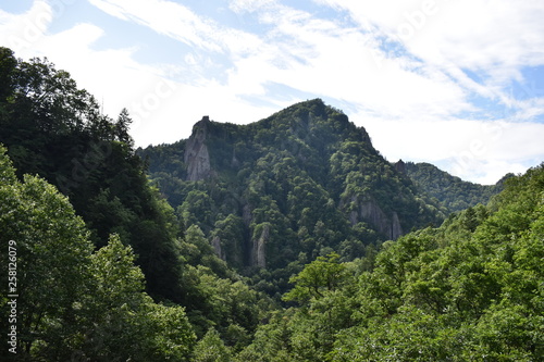 豊平峡の山