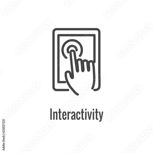 Digital Health Icon w Wearable Technology or Mobile / Tablet image