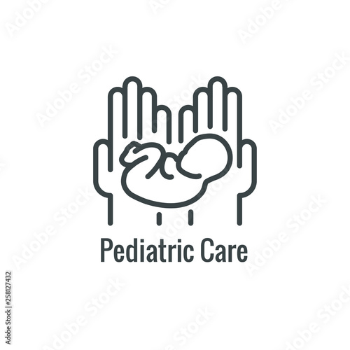 Pediatric Medicine with Baby / Pregnancy Related Icon