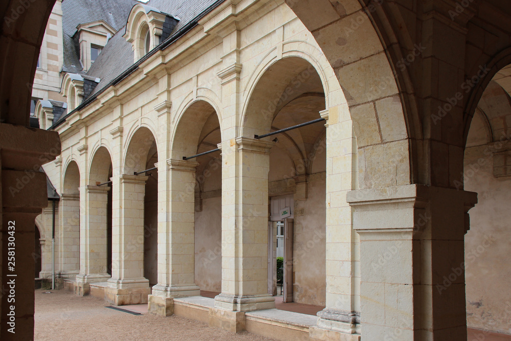 Former Toussaint abbey - Angers (France)