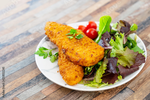 Fotografi gluten free crispy breaded alaskan pollock