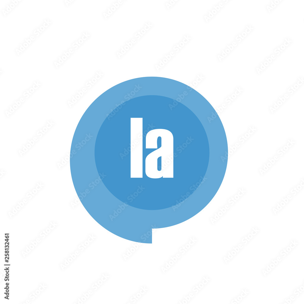 Initial Letter Logo LA Template Vector Design Initial Letter Logo LA Template Vector Design