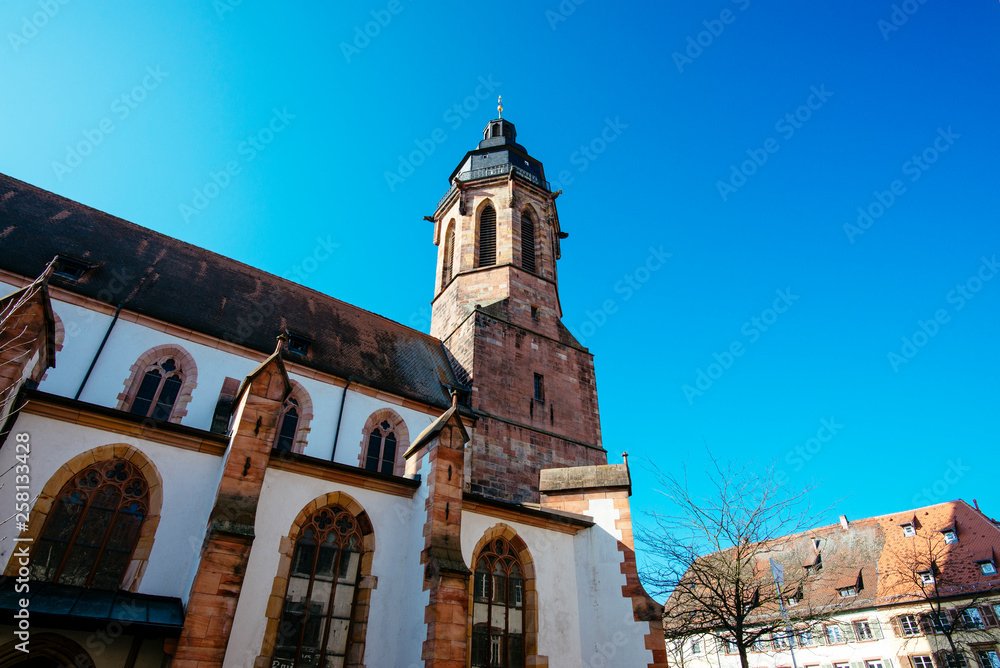 Landau, Germany - 28th of march 2019: Church in Landau/ Palatinate