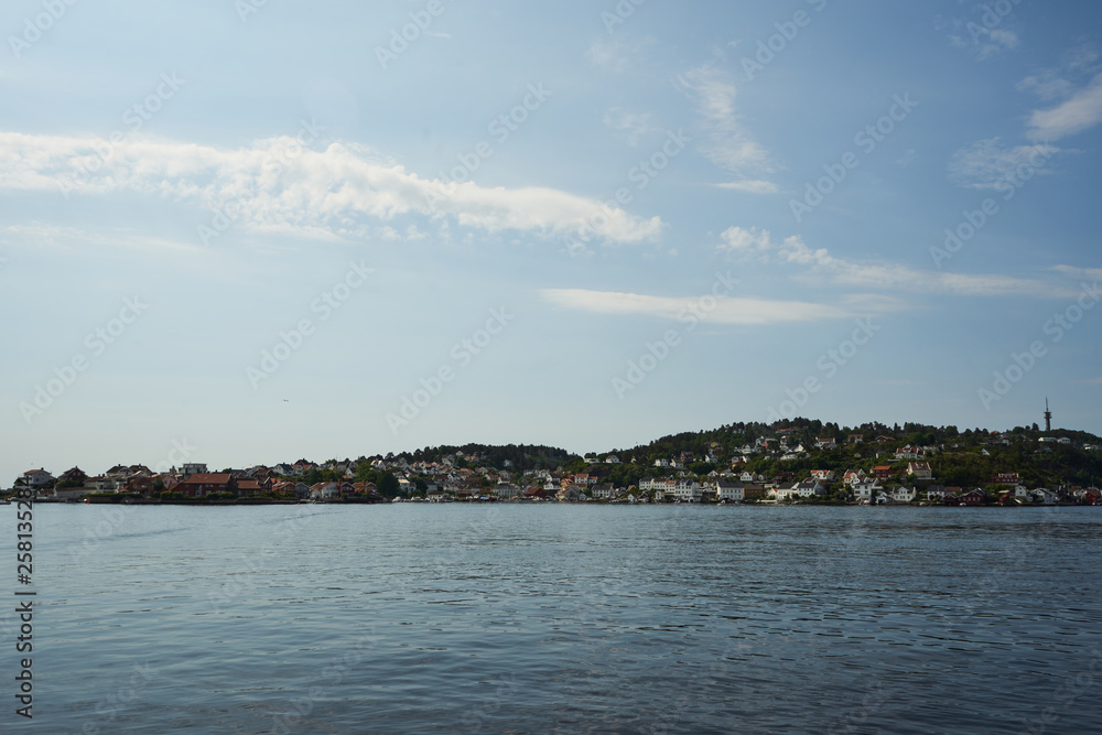 Stadt am Fjord